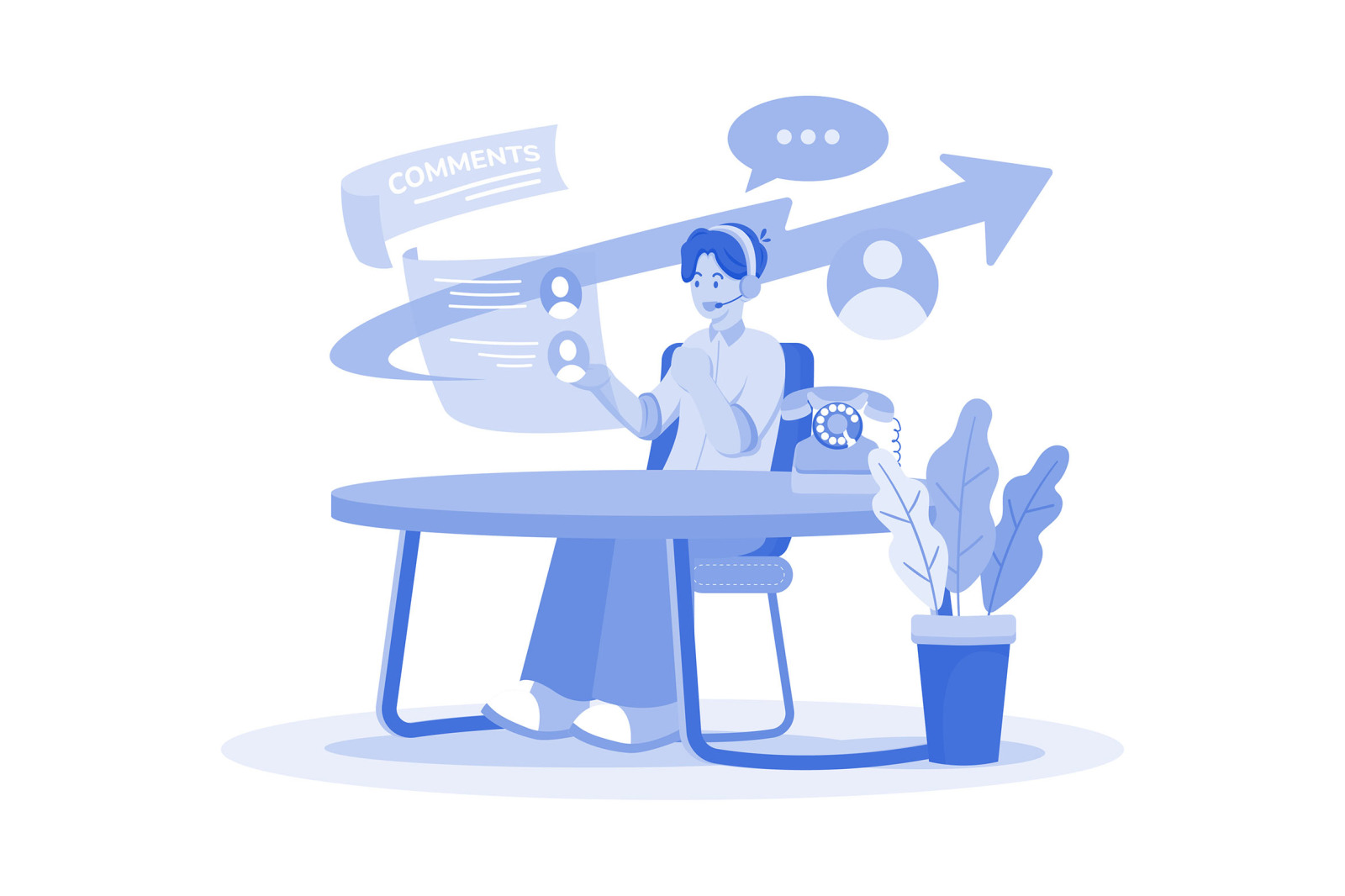 M730_Customer Feedback Illustration Pack 1 M730_Customer Feedback Illustration Pack 1