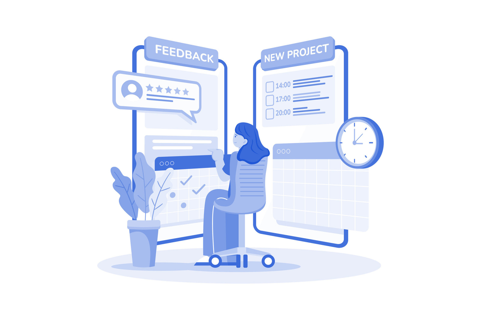 M730_Customer Feedback Illustration Pack 2 M730_Customer Feedback Illustration Pack 2