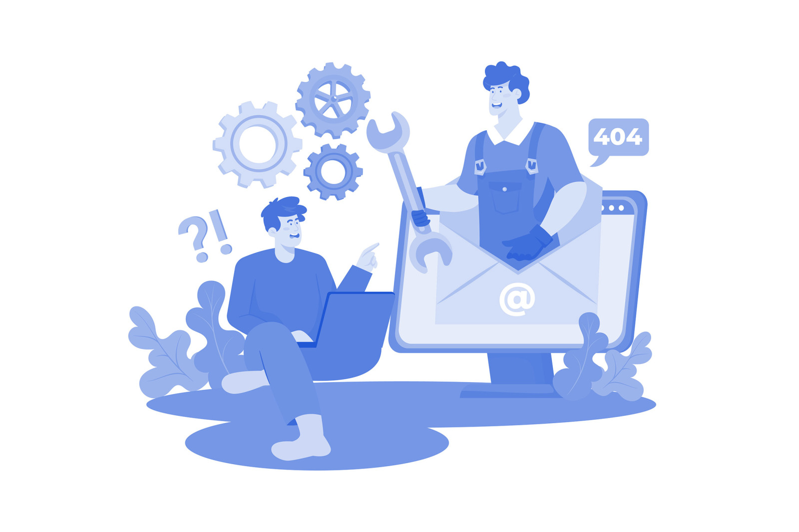 M733_Customer Support Illustration Pack 1 M733_Customer Support Illustration Pack 1