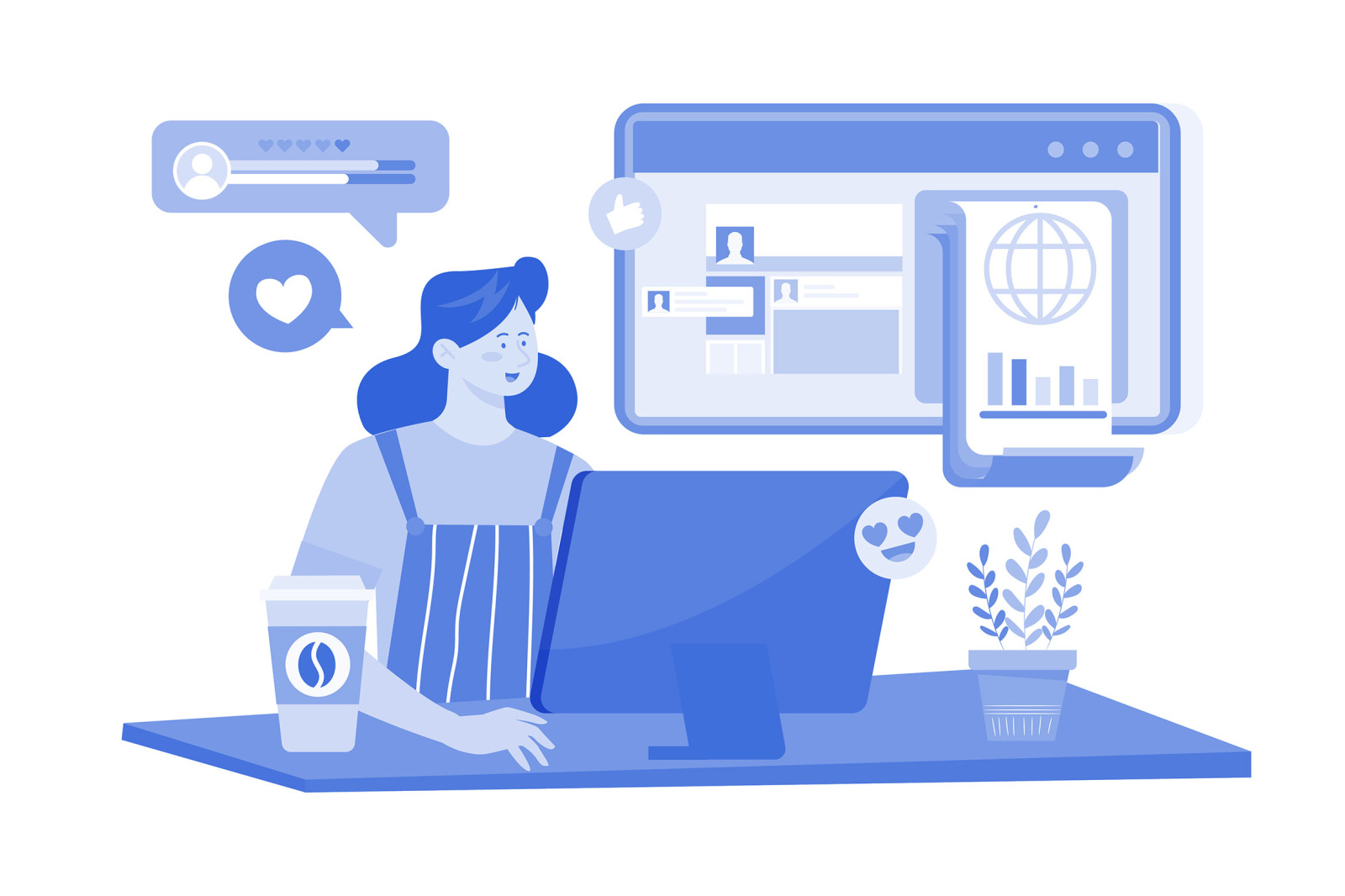 M733_Customer Support Illustration Pack 1 M733_Customer Support Illustration Pack 1