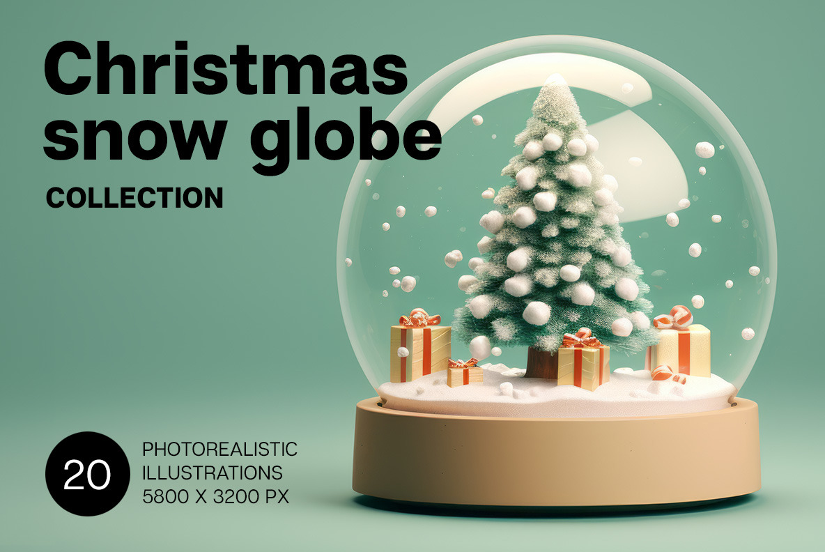 Christmas snow globe Christmas snow globe