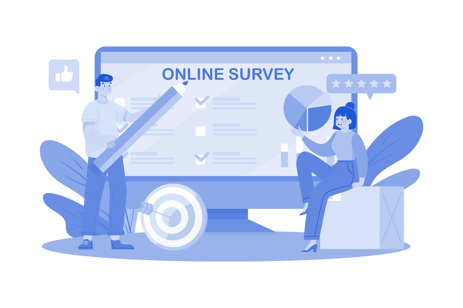 M739_Online Survey Illustration Pack 1