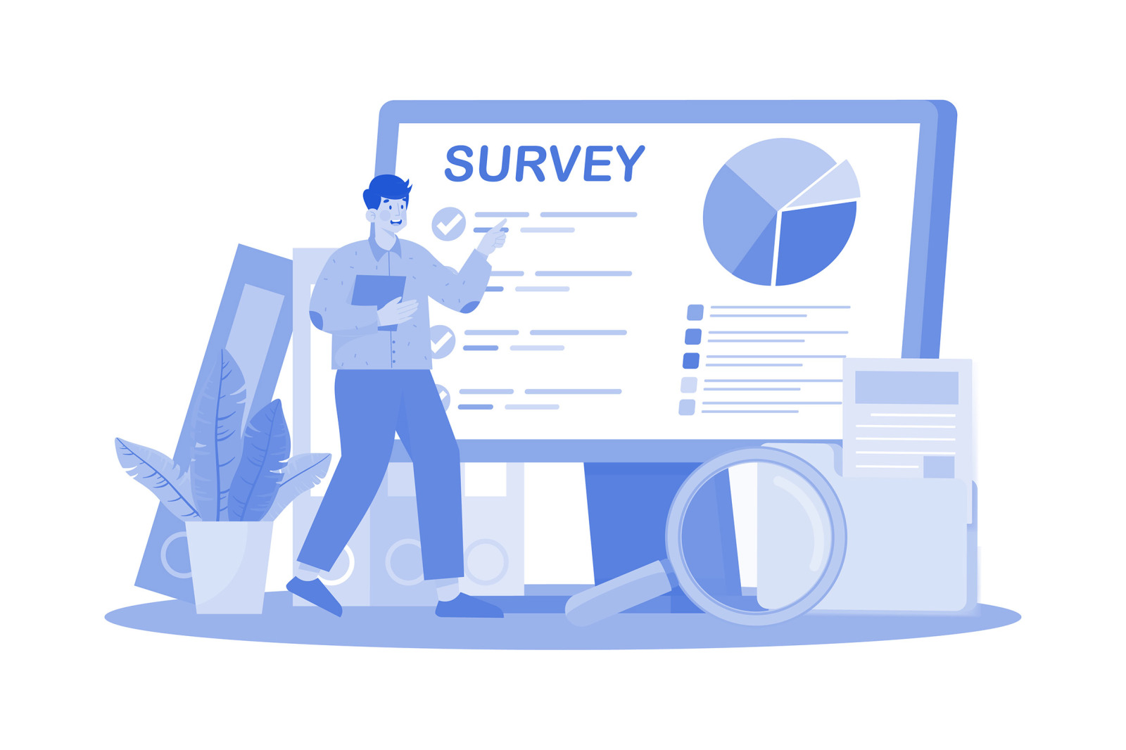 M739_Online Survey Illustration Pack 1