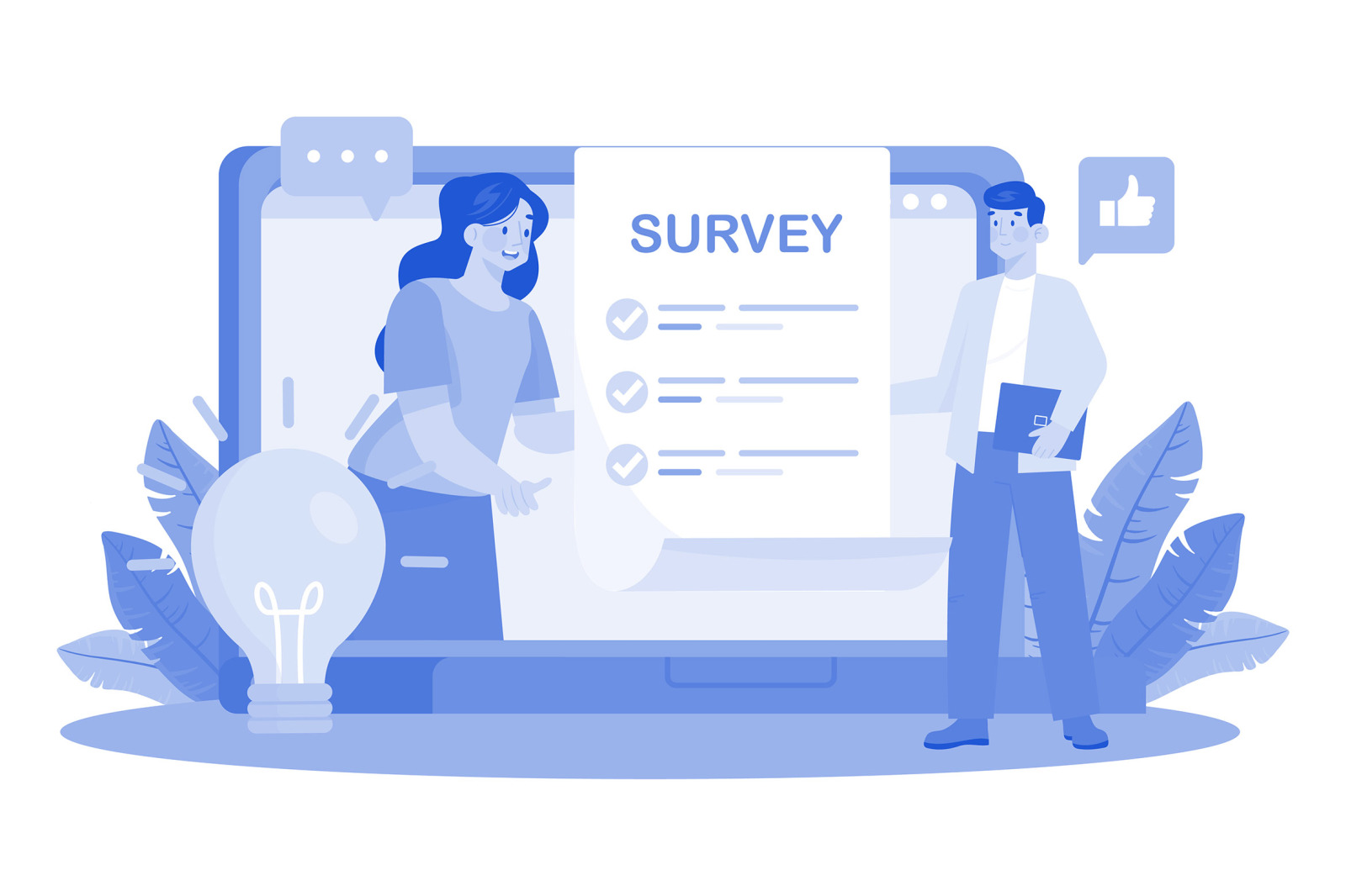 M739_Online Survey Illustration Pack 1