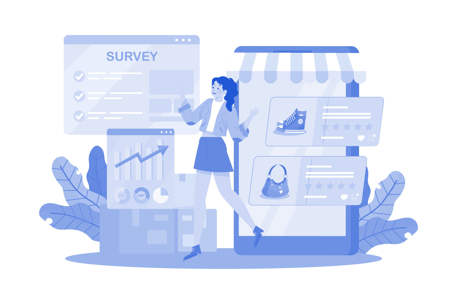 M739_Online Survey Illustration Pack 1