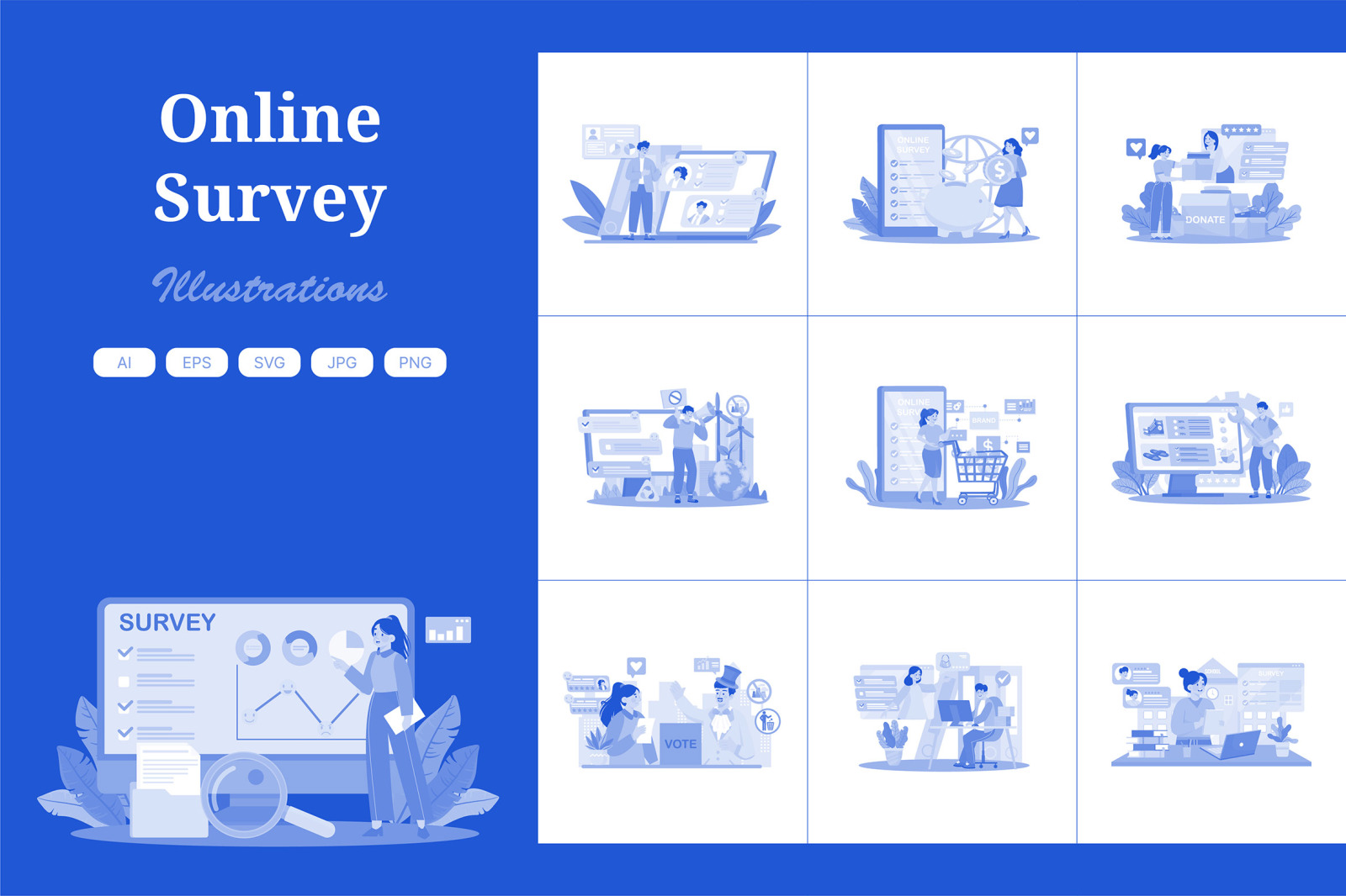 M739_Online Survey Illustration Pack 2 M739_Online Survey Illustration Pack 2