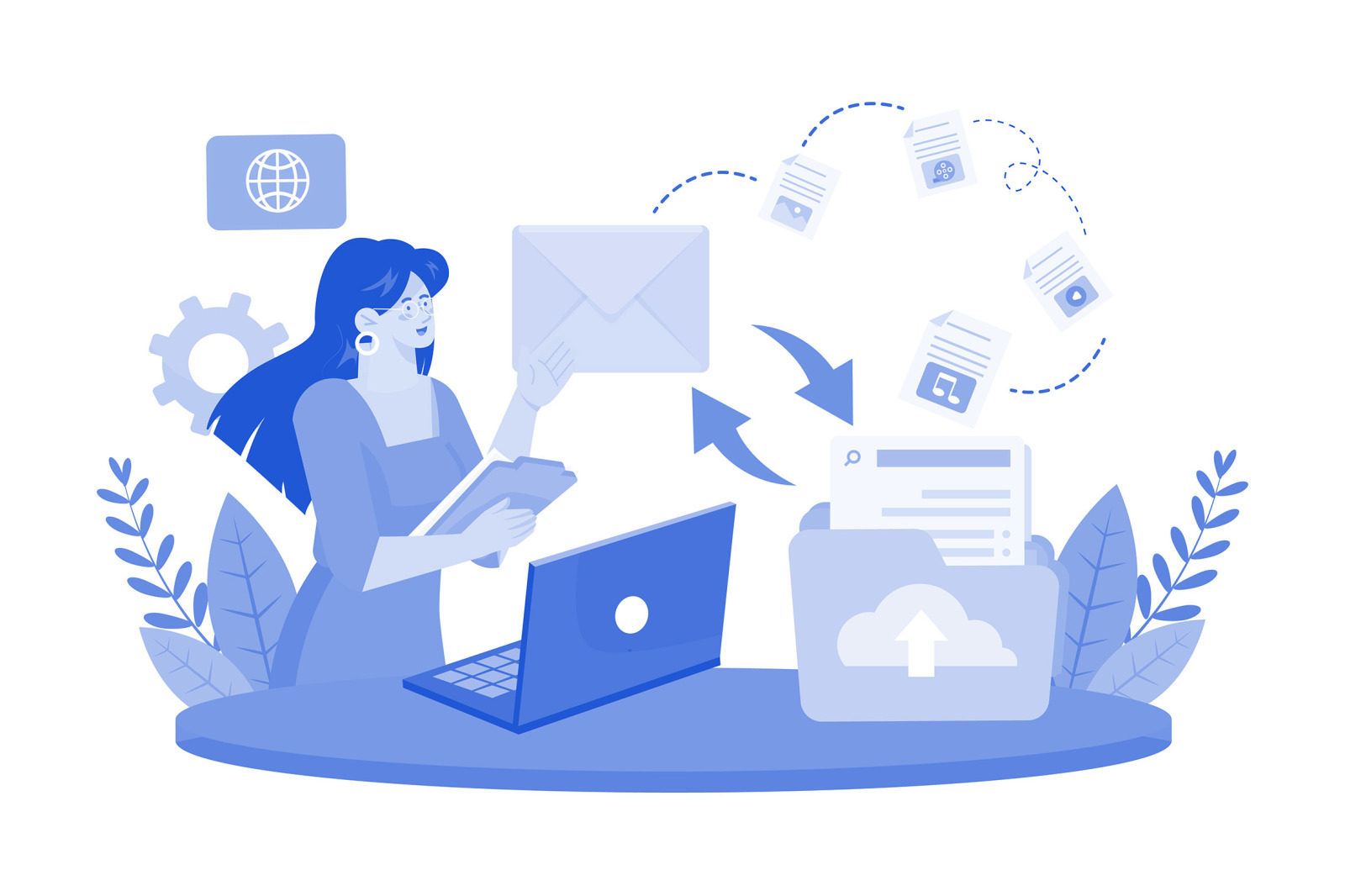M738_Email Service Illustration Pack 2 M738_Email Service Illustration Pack 2