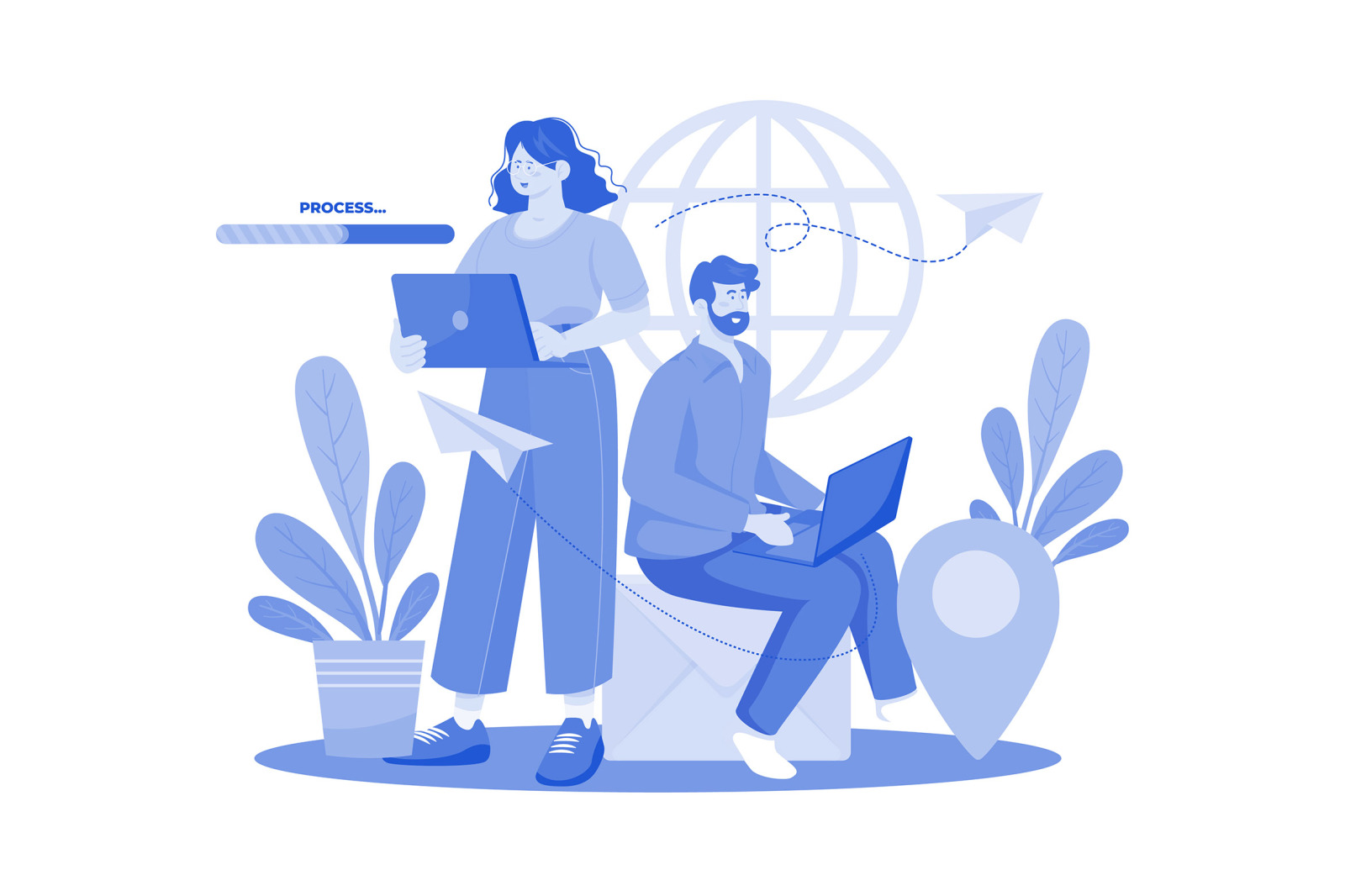 M738_Email Service Illustration Pack 2 M738_Email Service Illustration Pack 2
