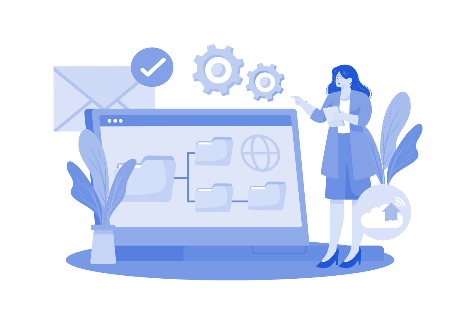 M738_Email Service Illustration Pack 2 M738_Email Service Illustration Pack 2