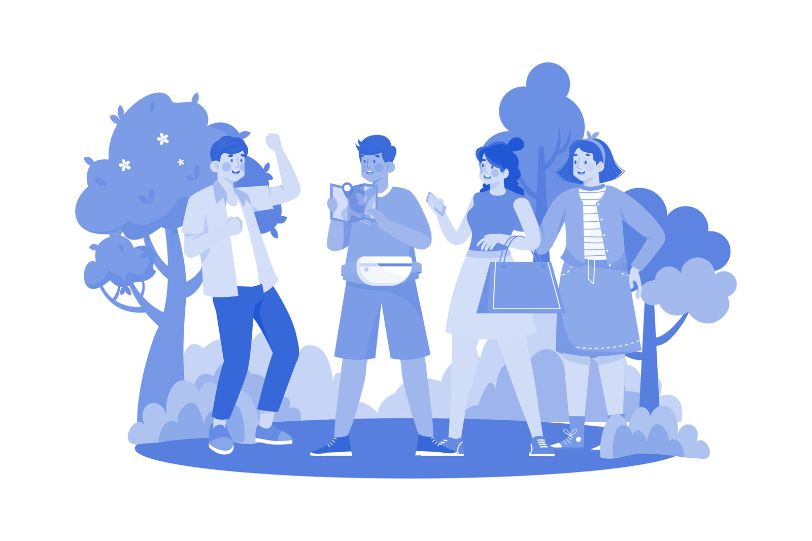 M736_ Social Network Illustration Pack 1 M736_ Social Network Illustration Pack 1