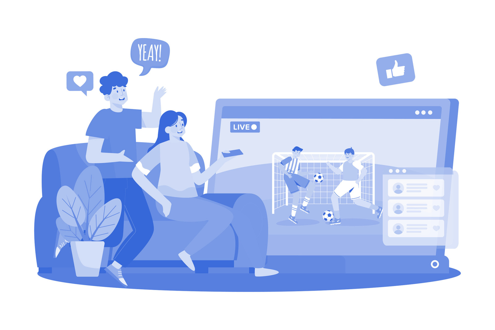 M736_ Social Network Illustration Pack 2 M736_ Social Network Illustration Pack 2