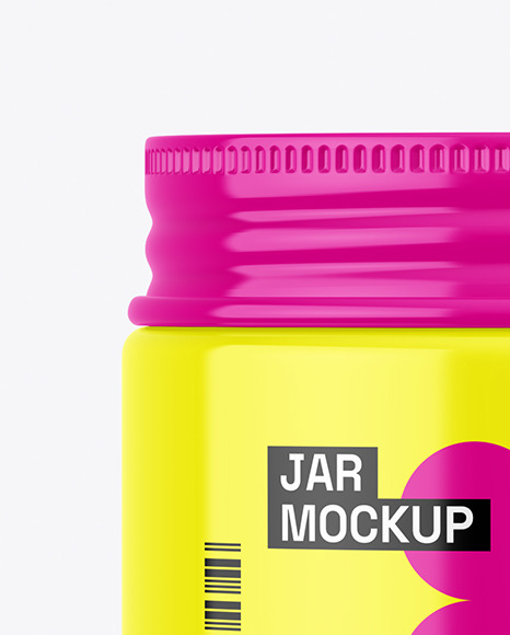 Glossy Jar Mockup