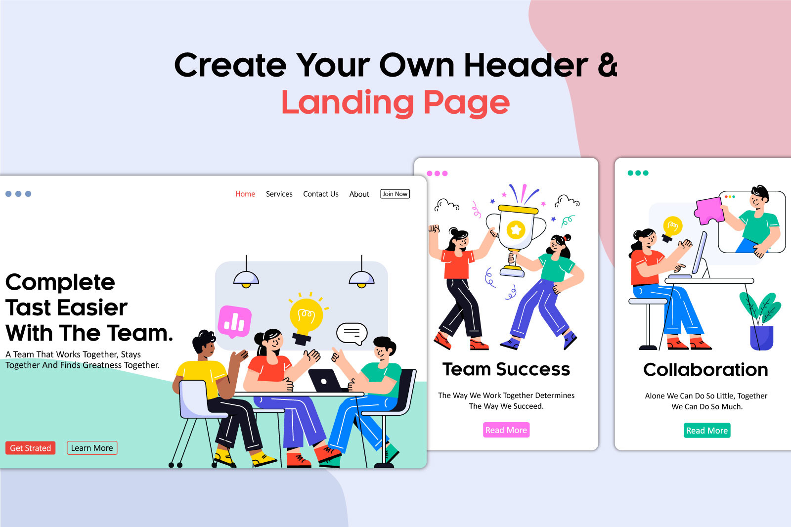 35 Teamwork illustrations 35 Teamwork illustrations
