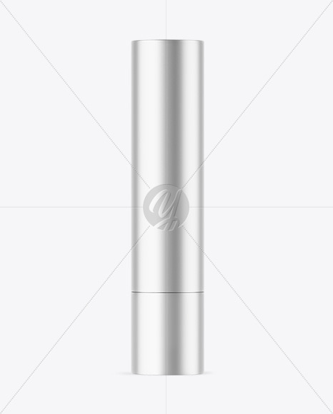 Matte Metallic Lipstick Tube Mockup