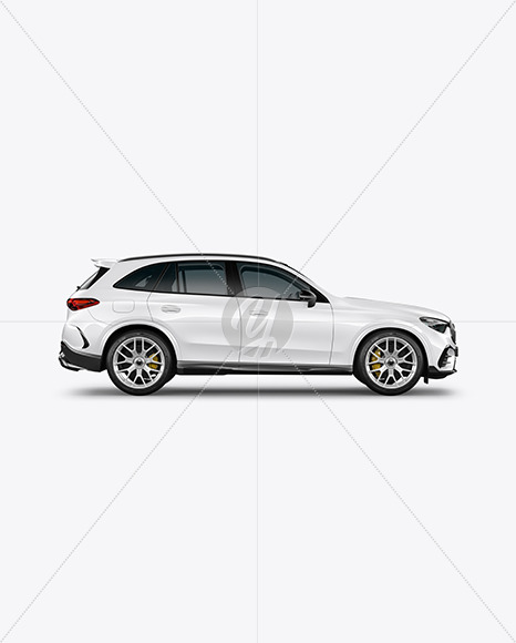 Compact Luxury SUV Mockup - Side View