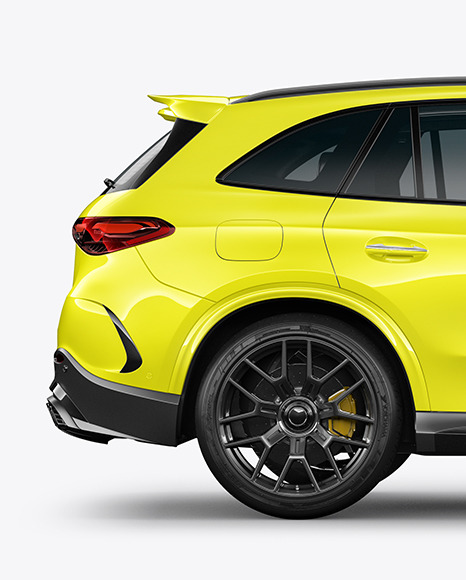 Compact Luxury SUV Mockup - Side View