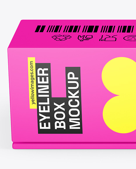 Matte Eyeliner Box Mockup