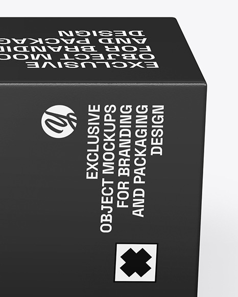 Matte Eyeliner Box Mockup