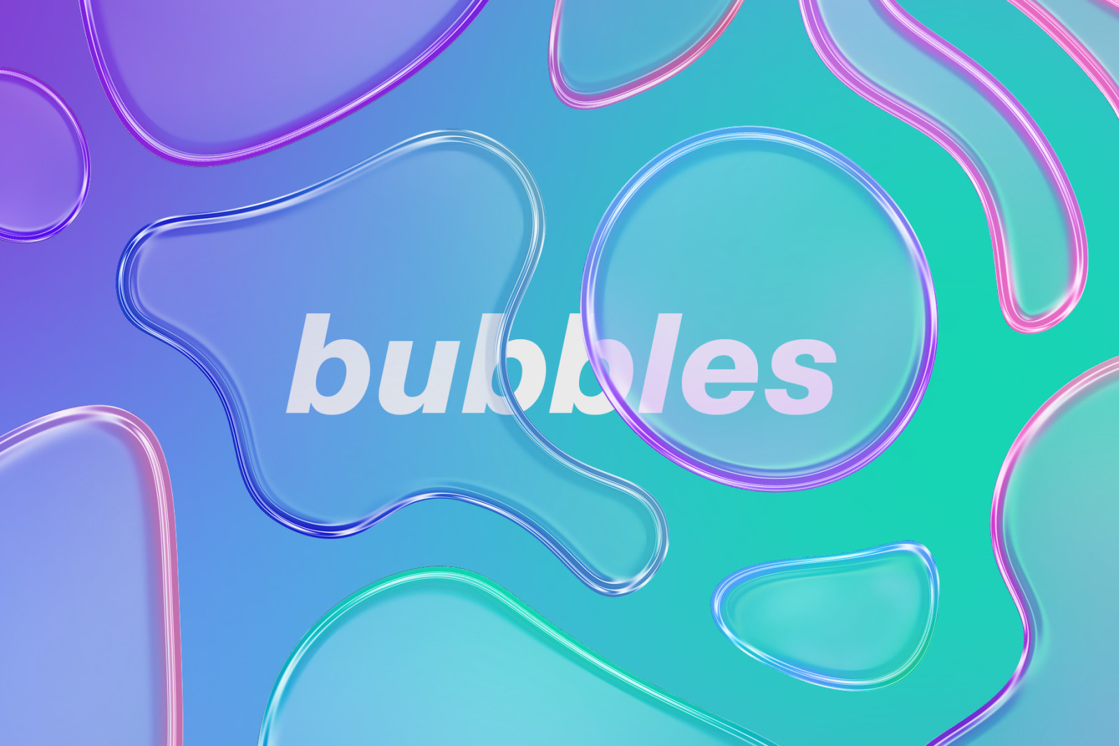 50 Bubbles PNG Shapes