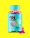 Plastic Bottle with Gummies Mockup