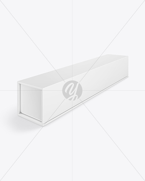 Glossy Eyeliner Box Mockup - Half Side View