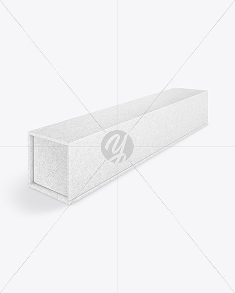 Kraft Eyeliner Box Mockup - Half Side View