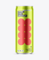 Metallic Drink Can Mockup