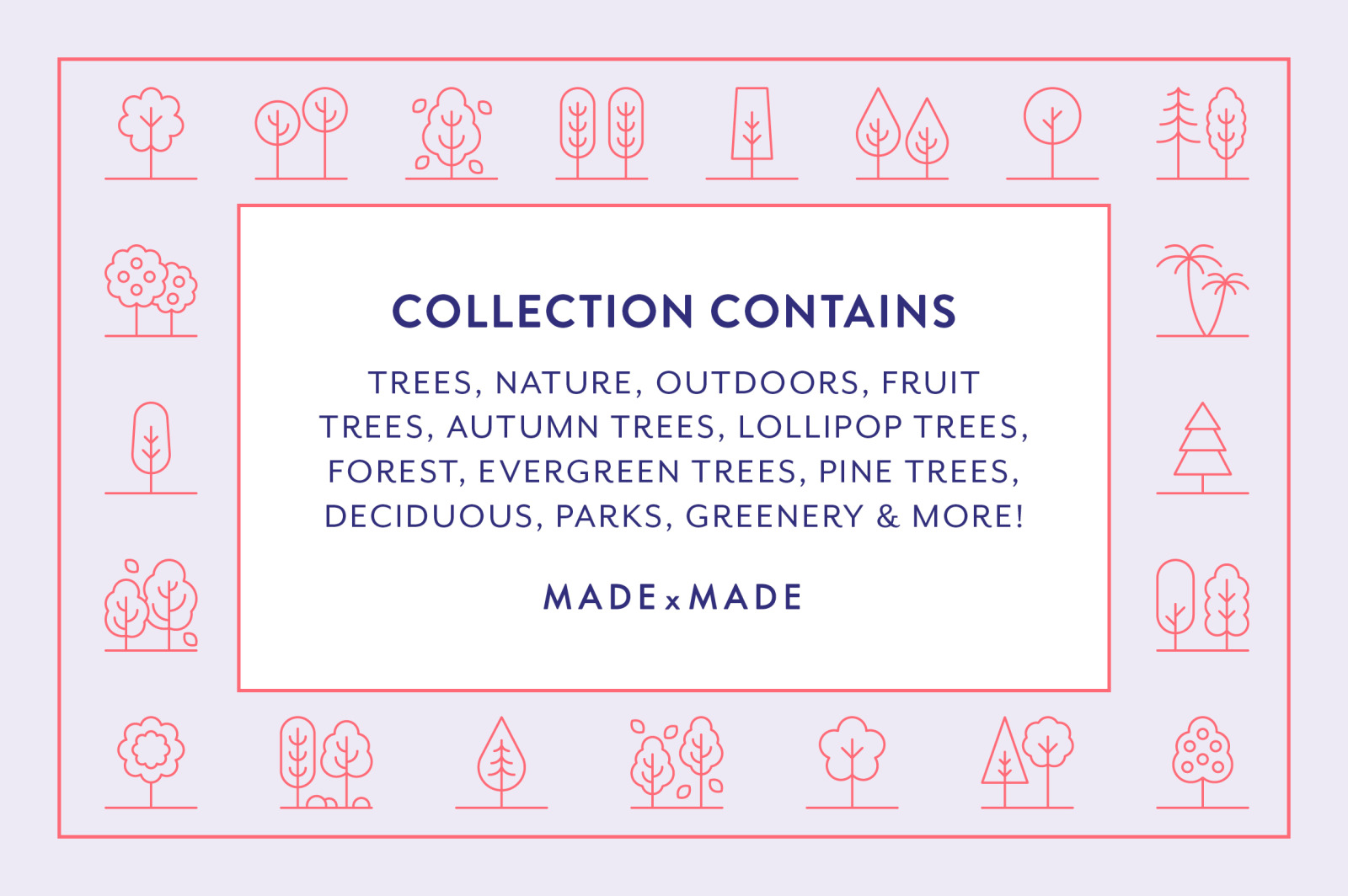Trees Icons Trees Icons
