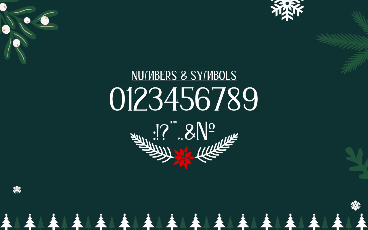 Christale - Christmas Typeface