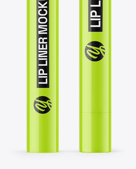 Glossy Lip Liner Mockup