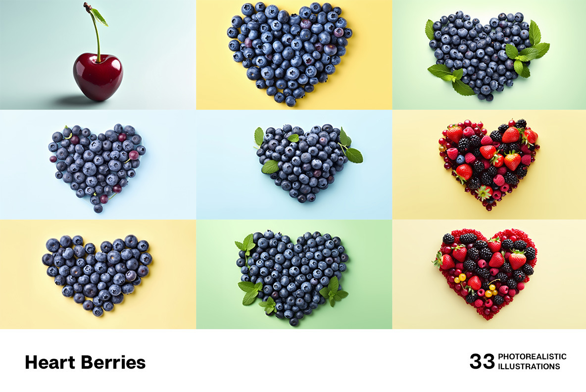 Heart Berries Heart Berries