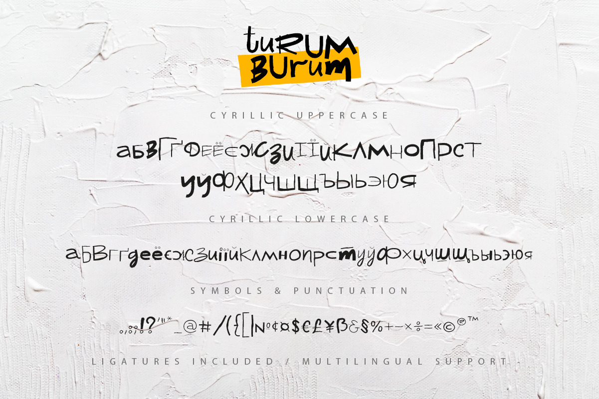 Turum Burum Font Turum Burum Font