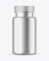 Metallic Protein Jar Mockup Metallic Protein Jar Mockup