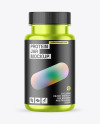 Metallic Protein Jar Mockup Metallic Protein Jar Mockup