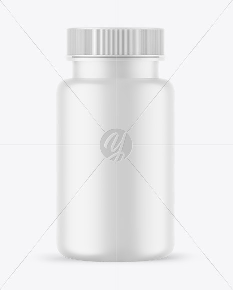 Matte Protein Jar Mockup Matte Protein Jar Mockup
