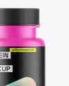 Matte Protein Jar Mockup Matte Protein Jar Mockup