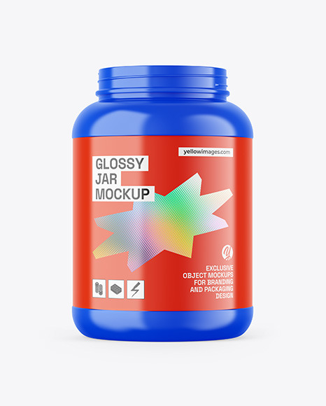 Glossy Jar Mockup