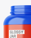 Glossy Jar Mockup