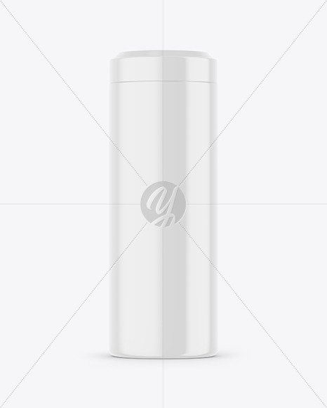 Glossy Tea Tin Can Mockup