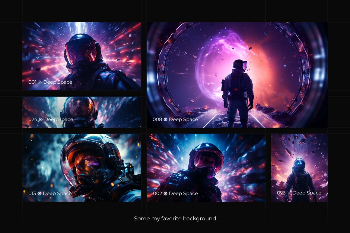 Deep Space ❊ Background Set