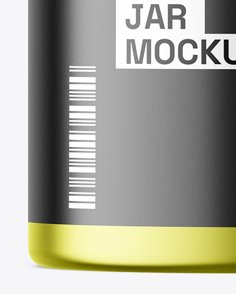 Metallic Jar Mockup