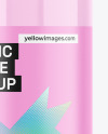 Clear Plastic Bottle with Pump Mockup