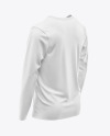 Men’s Long Sleeve T-Shirt Mockup