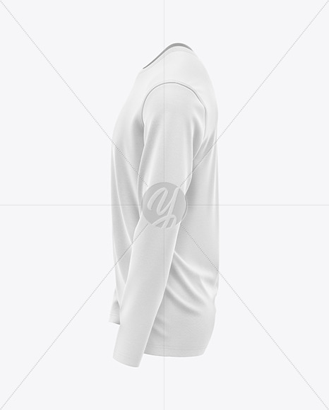 Men’s Long Sleeve T-Shirt Mockup