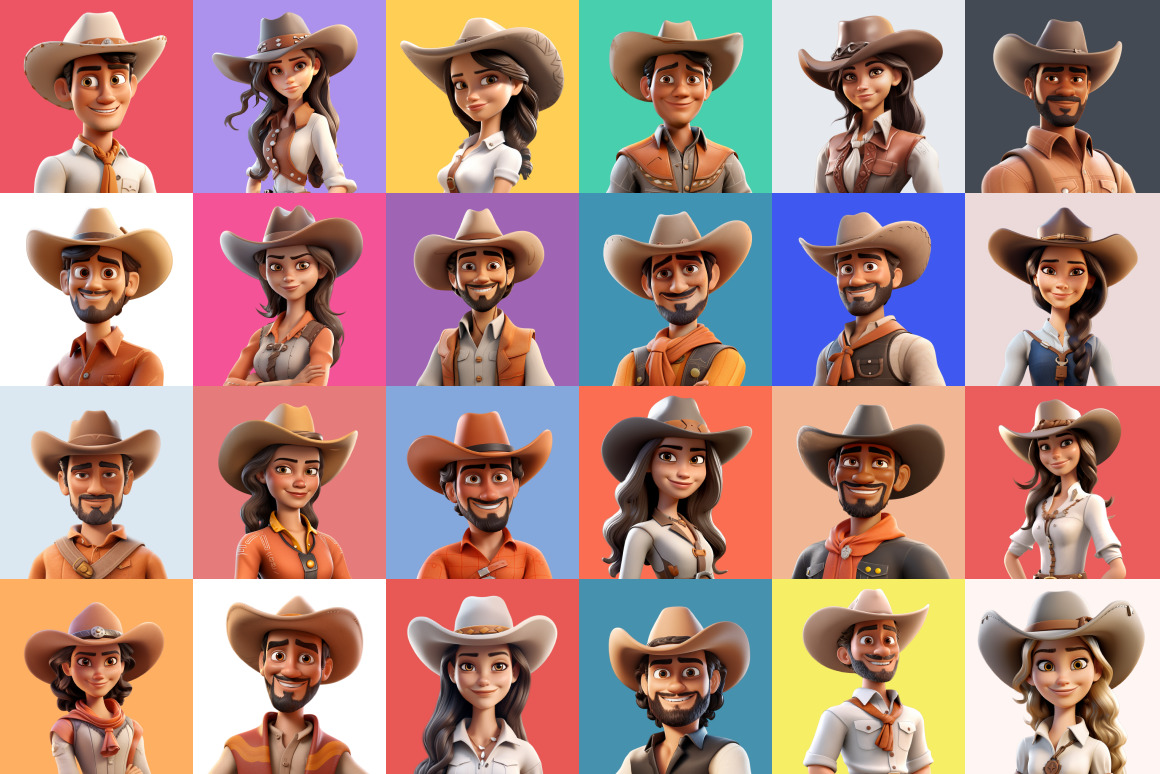 125 Animoji - Cowboy People 125 Animoji - Cowboy People