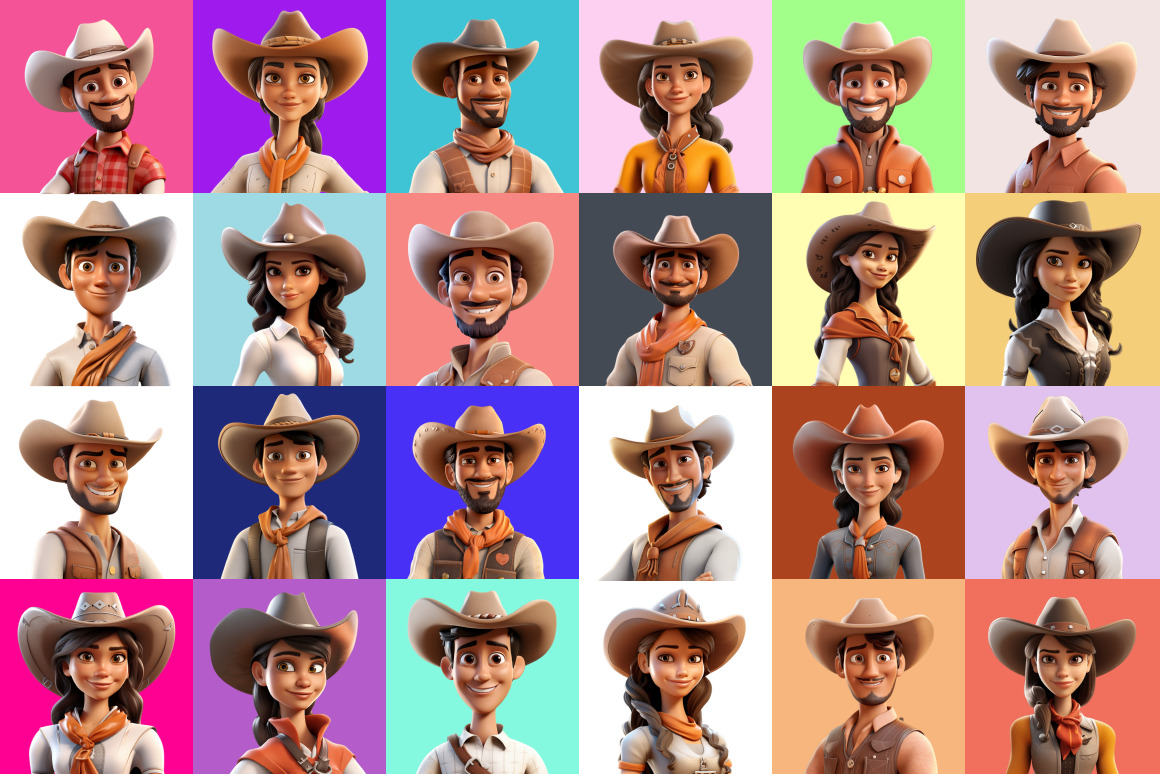 125 Animoji - Cowboy People 125 Animoji - Cowboy People