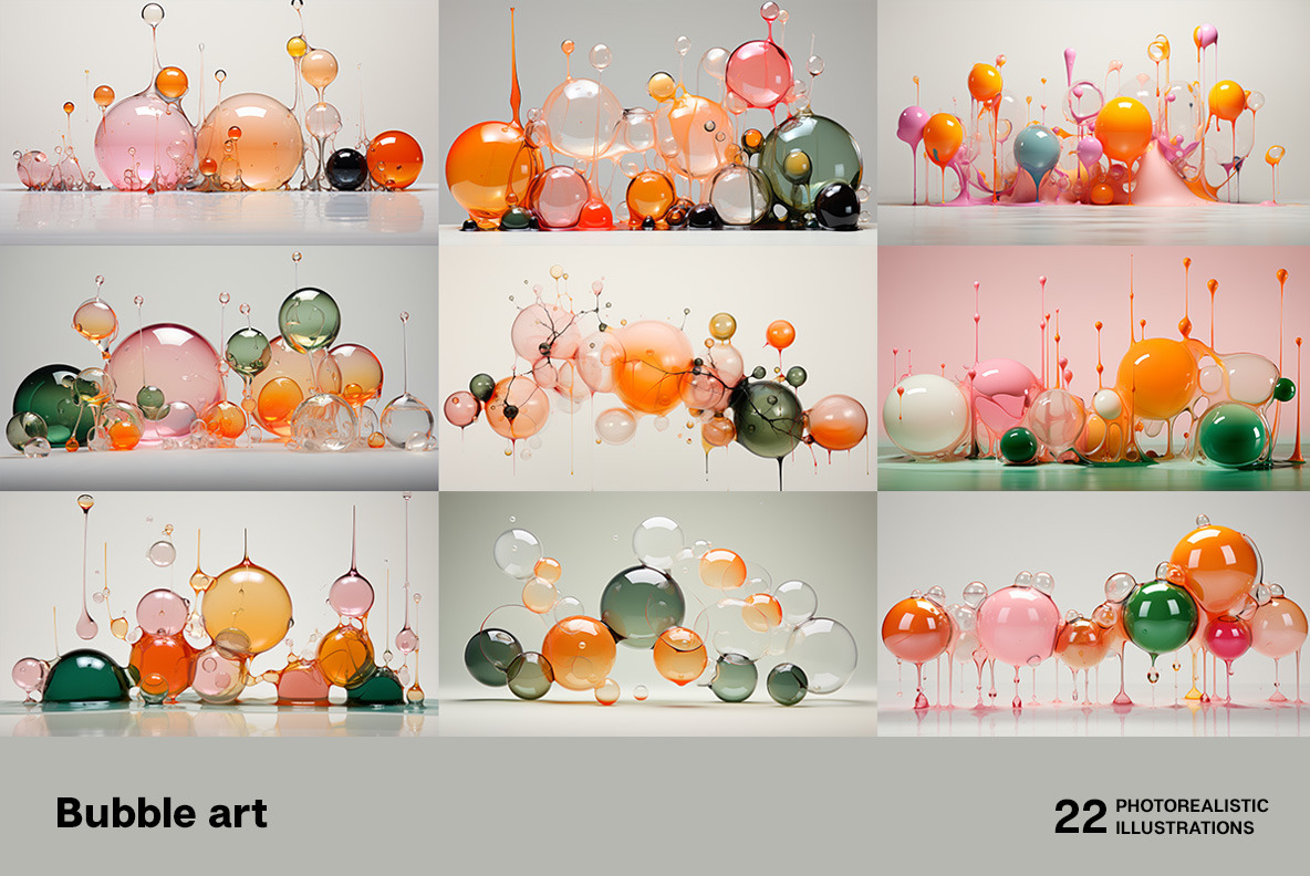 Bubble art Bubble art