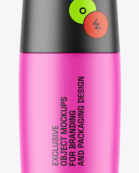Matte Mascara Tube Mockup