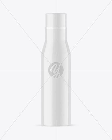 Glossy Thermo Bottle Mockup