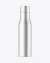 Matte Metallic Thermo Bottle Mockup